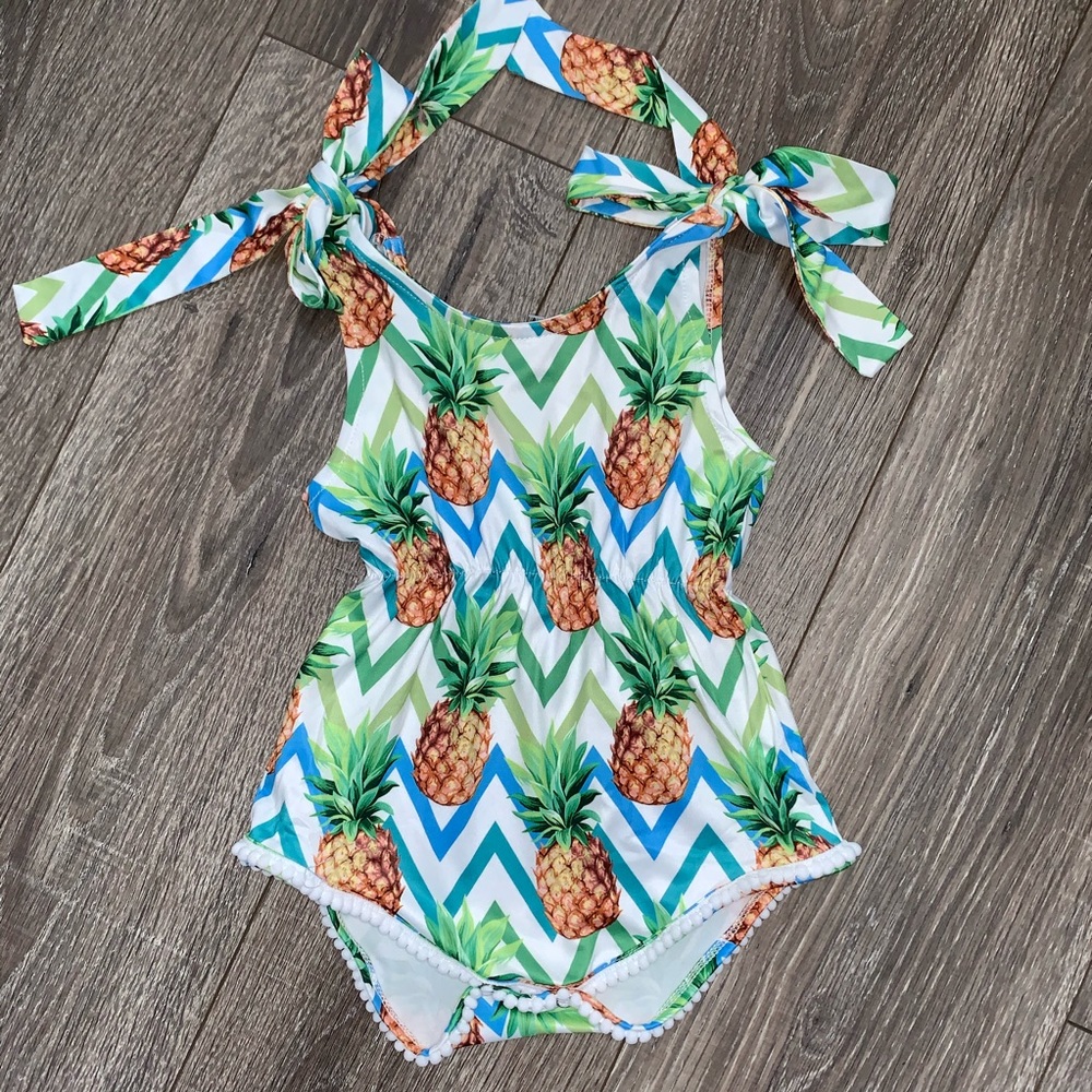 Baby Girls Pineapple Romper